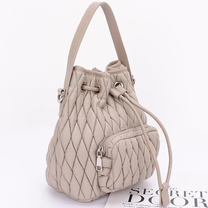 Quilted Bucket Bag