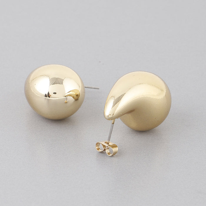 Puffed Teardrop Earrings