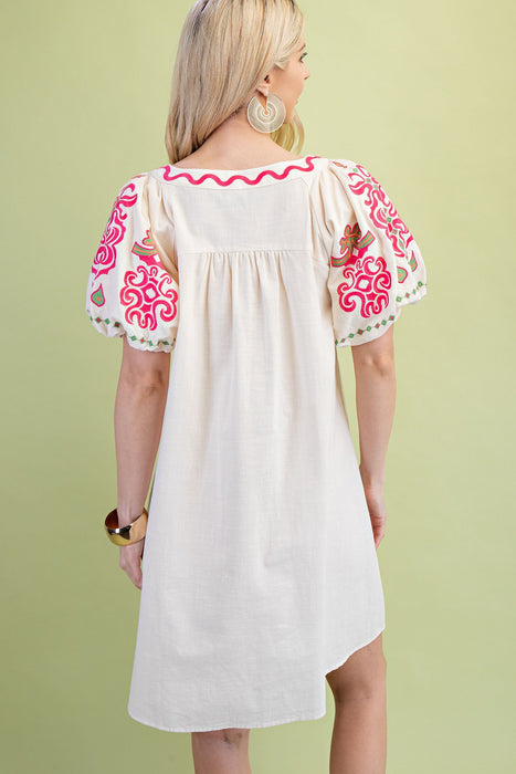 The Allie Embroidered Dress