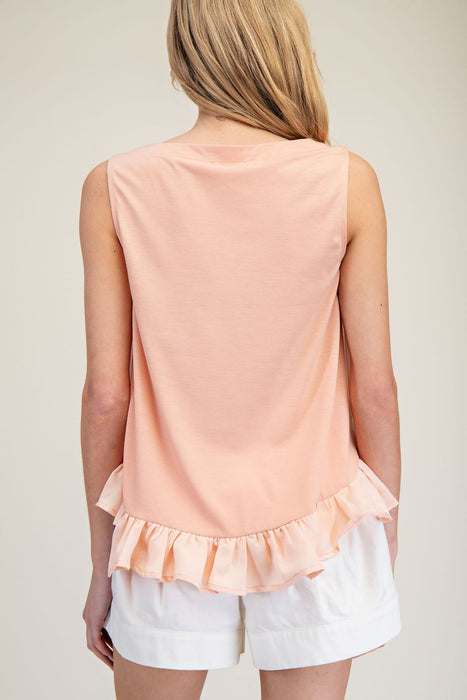 The Ruthie Ruffle Edge Tank