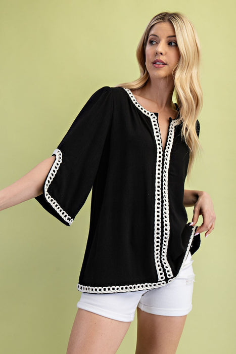 Tunic with Embroidered Details