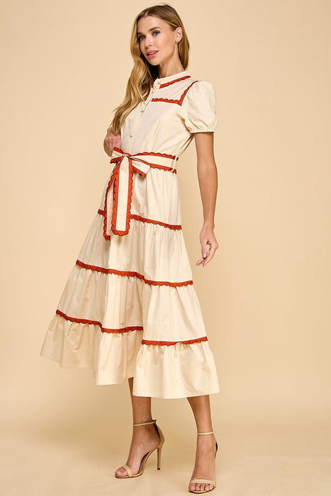 The Rachel Button Down Midi Dress