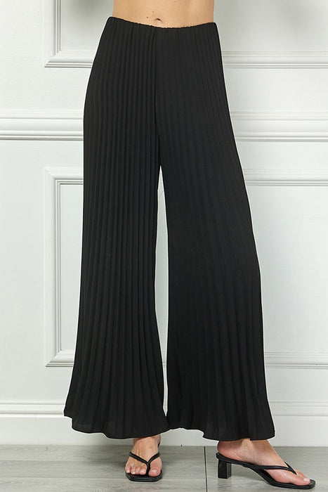 The Haley Pleated Flowy Pants