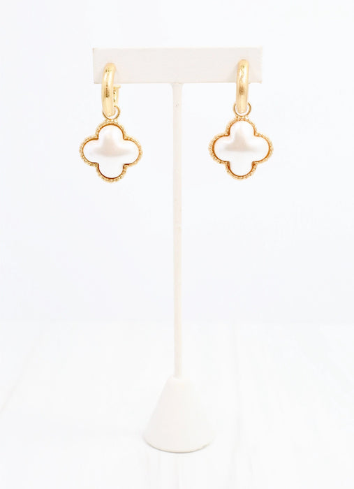 Puffed Clover Earrings