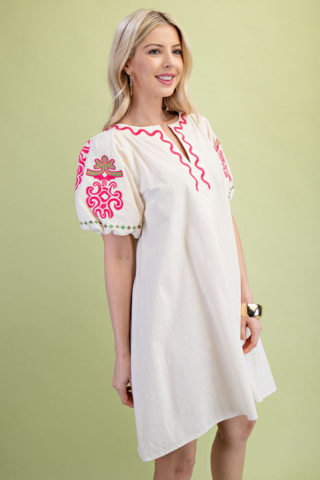 The Allie Embroidered Dress